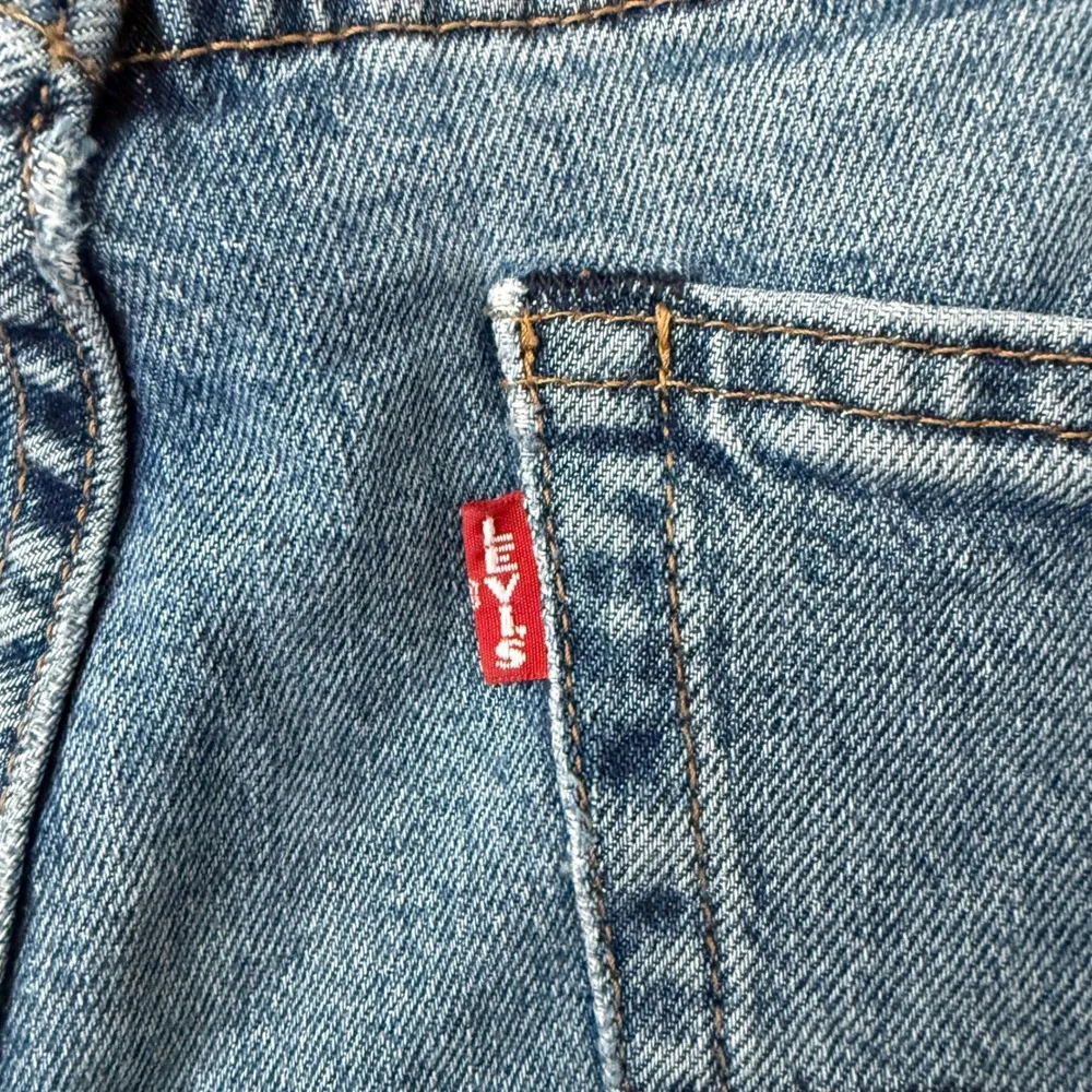 Levi's 514 Straight Fit Jeans Mens W34 L32 Blue Denim Cotton Blend